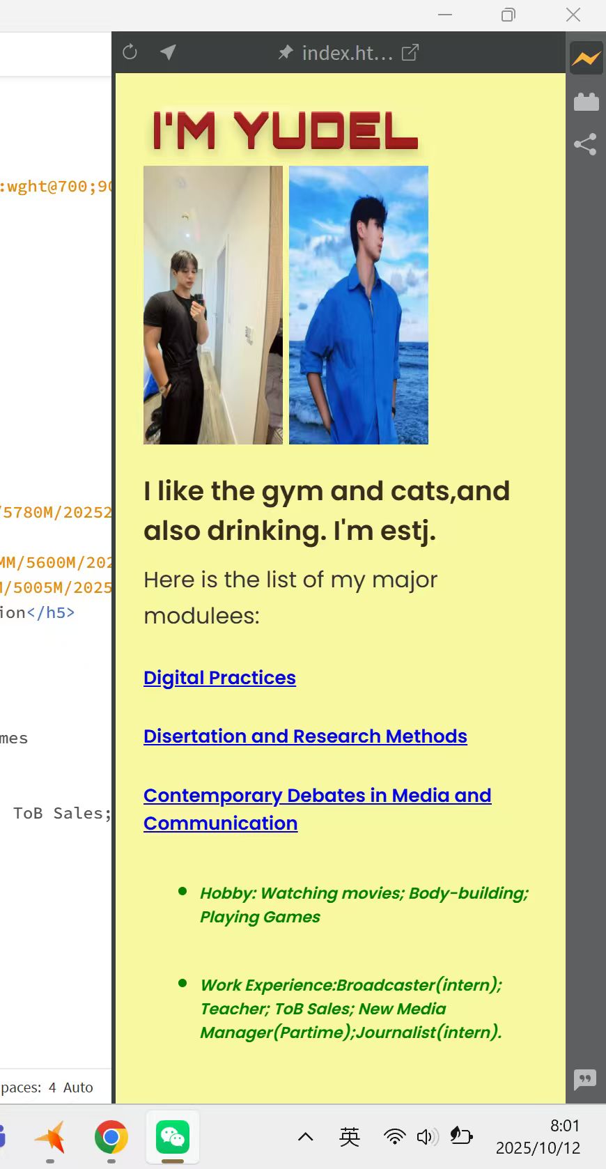 Website Color Experiment